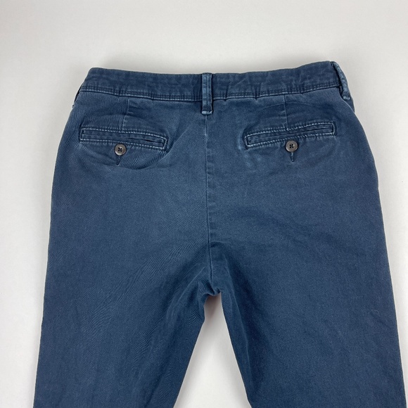 Aero Chino Pants Womens 28/30 Skinny Blue Flat Front - Picture 8 of 10